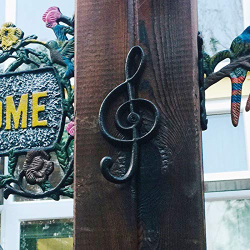 Amazon.co.jp: Umora ヨーロッパ フック 音符 ウォール 壁掛け